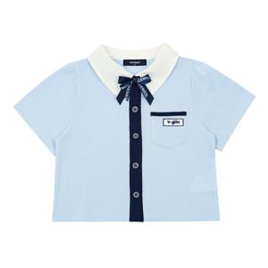 [티파니(백)]블루 배색카라 BL(T52KAB040)