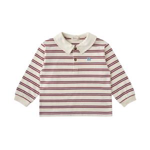 [밍크뮤](IV)멀티스트라이프카라티셔츠 36114-330-01