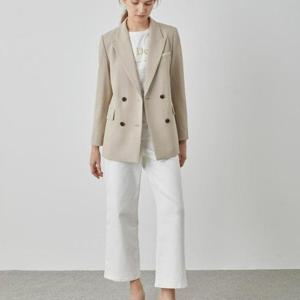 올리비아로렌 H 배색포인트 롱자켓 VVCFU5S2256