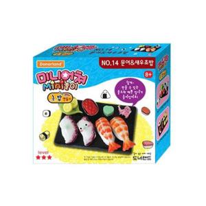 천사점토 도너랜드미니어쳐 문어.새우초밥 만들기 NO.14