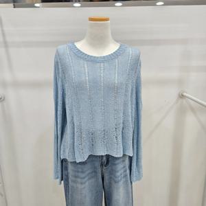 [밸리걸]시스루 그물 크롭 니트( 825850)_YS