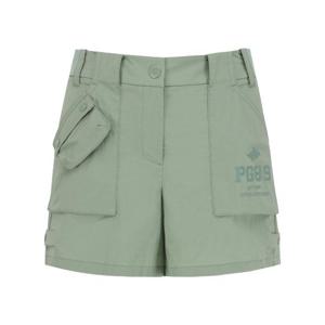 M 파리게이츠골프반바지 NQC 521E2PS505_GN 여성 사이드 밴딩 버튼 탭 쇼츠