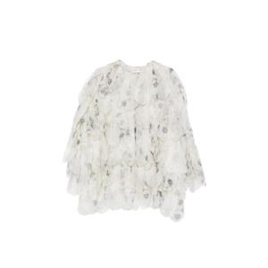막스마라 시폰 플로럴 러플 재킷 2611121313600