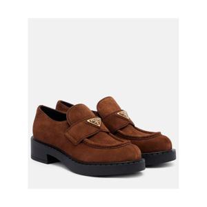 프라다 Chocolate 스웨이드 로퍼 P01126913