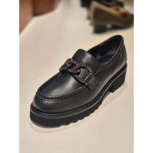 금강 구두 금강제화 로렐 여성화 5CM청키굽 쿠션형 메탈장식 로퍼 LAUSLC5131WF1 블랙 LAUSLC5131F1