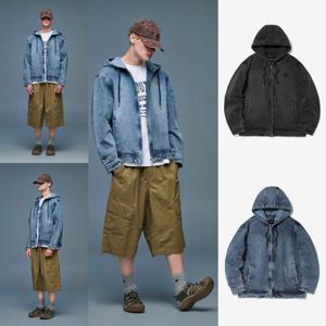 [인터크루]남성)후드데님자켓 NA1EJ02A_CC