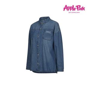 [애플핑크][애플핑크] 아우터 겸 데님 셔츠 (APK1O508GSX)