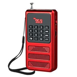 휴대용 블루투스 미니 비상 라디오 재난대비 TF