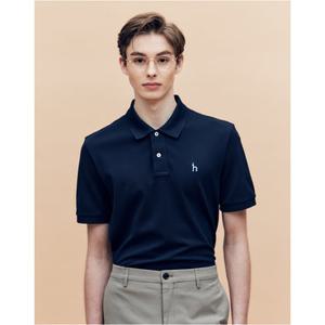 [TAG가 149000원]헤지스 남성 25SS 링클프리 네이비 반팔 피케 티셔츠 HZTS5B403N2