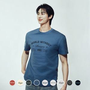 [지오다노/본사] 095501 변우석 프린트 반팔티 (WWS)