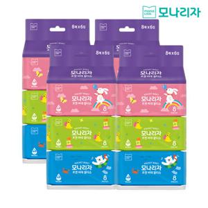 모나리자 휴대용 포켓 비데 물티슈 6입 4팩 (총24개)