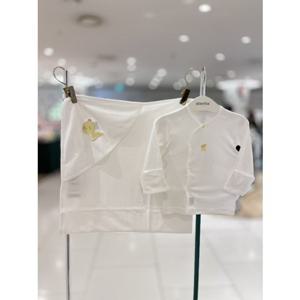 [압소바] (뱀띠해기념출산선물) 뉴하임텐셀배냇저고리 속싸개세트 (S1A2C10130) S1A2C101