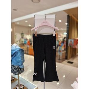 [티파니아동] (프렌치캣) 블랙 골지 부츠컷 Q62DAP100A Q62DAP100