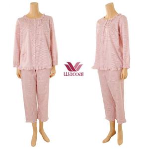 와코루 면 리본나염인기여성잠옷(WPA3190WW)
