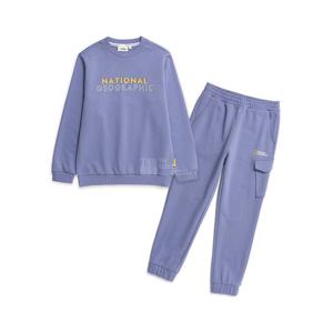 [무료반품]내셔널지오그래픽 키즈 K231UPB910 변형로고 상하의세트 BLUE