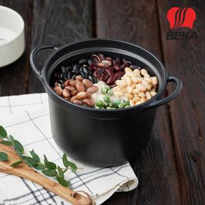 [베카][냄비증정] 시즈닝 무쇠 주물 라이스팟 18cm+본체뚜껑