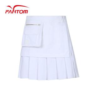 [팬텀] 여성 포켓 포인트 플리츠 큐롯 스커트