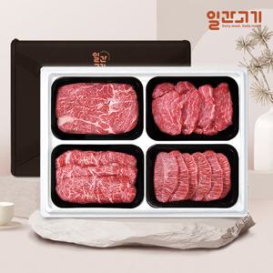 [일간고기] 1등급 암소한우 선물세트 1.2kg (등채안특)