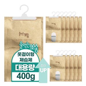 [물먹는뽀송] 매일매일이 뽀송한 옷장용 제습제 400g 12입