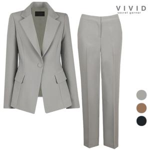 [비비드 시크릿가너]SET 여성 보보 가을봄 정장자켓+9부팬츠 세