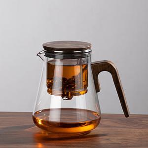 사마도요 우드핸들 티포트 티팟800mL (BP12_유리필터)