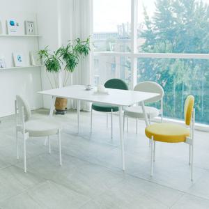 하모니 4인용 12T 직각 세라믹 식탁 테이블 W1600 CMN113C(착불)