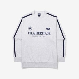 [FILA] [휠라] 뉴헤리티지 로고포인트 맨투맨(FE2POF6101X_WTM) (FE2POF6101X_WTM)