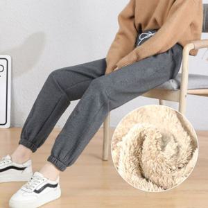 기모 조거팬츠 여자 트레이닝바지 겨울 방한 밴딩팬츠