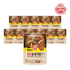 [오뚜기] 병천식 얼큰순대국밥 500g x 12개(1박스)