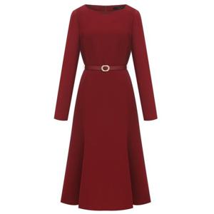 하트넥 플레어 원피스 MXDGWO0160