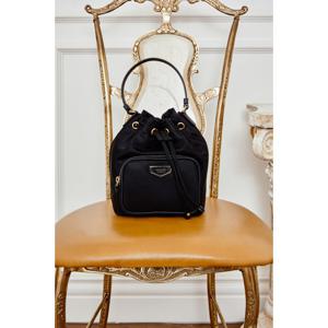 [헤지스ACC]블랙 나일론 토트백 M HIBA4E303BK