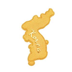 [한국금다이아몬드] 순금 골드바 한국 지도 한반도 24K 3.75g 999.9 시세