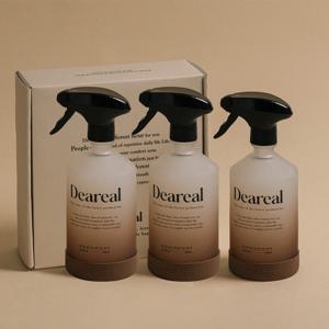 [무케] 디어리얼_편백오일수 500ml 3개입 탈취 스프레이
