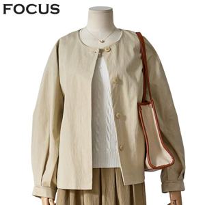 [포커스]베이직 노카라 드랑 자켓 (FS4A7JK0098)