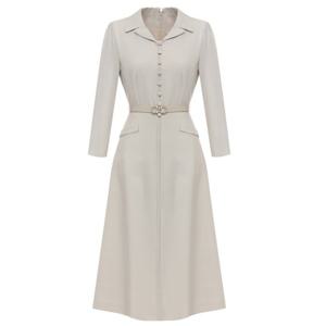 [미니멈]카라 플레어 원피스 MYAGWO1150