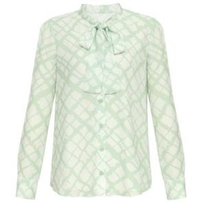 [미니멈]프린트리본블라우스MYAGWB1110