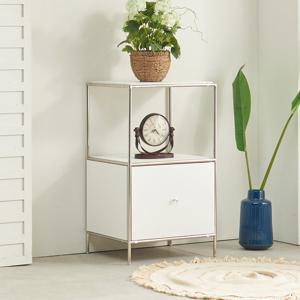 [데코라인] 그로피 미드센추리 2단 선반서랍장(착불)