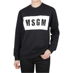 [MSGM] 박스로고 맨투맨 (2000MDM523 200001 99)