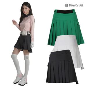 페라어스 여성 언발란스 테니스주름 부분밴딩 골프치마 ASS3JE40