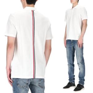 [톰브라운] 센터백 스트라이프 MJP042A 00050 100 릴렉스핏 폴로 반팔 티셔츠