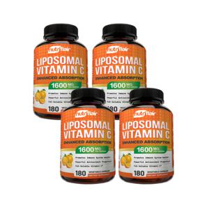 4개X  뉴트리플레어  리포조말  비타민  C  1600mg  180캡슐