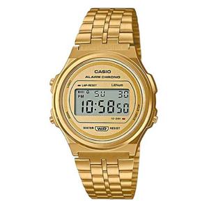 [CASIO] 카시오 A171WEG-9A 골드 메탈밴드 손목시계