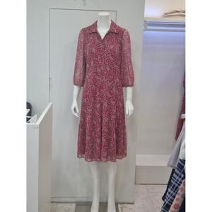 벨리시앙 세이브존04 셔츠 카라 쉬폰 원피스 OP3214