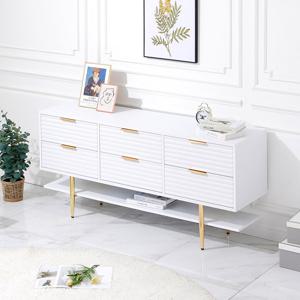 (착불)우아미가구 르티아 높은 1500 서랍 2단 거실장