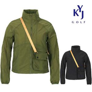 [김영주골프] 봄가을 방풍 우븐 기능성 하이넥 숏 바람막이 여성 골프 점퍼 KOSLJP29