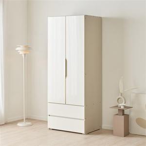 (착불)우아미가구 트올라 UV하이그로시 2서랍 장롱 800