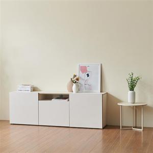 (착불)우아미가구 로미코 1800 도어 비디오 거실장