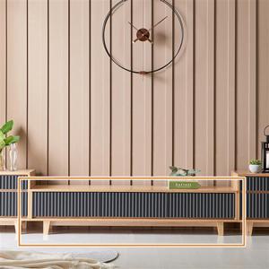 (착불)우아미가구 보켄 템바보드 거실장 1500