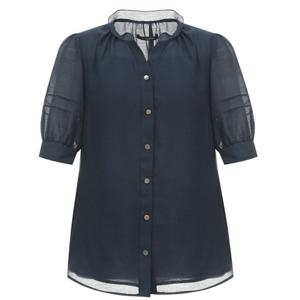 [미니멈]퍼프소매 쉬폰 블라우스 MYBGWB4210