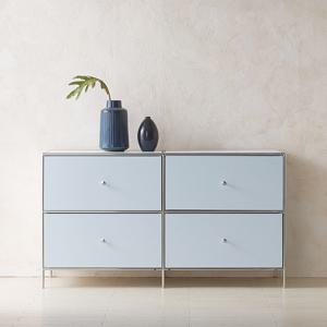 (착불)우아미가구 로임 모듈 높은 거실장 1340